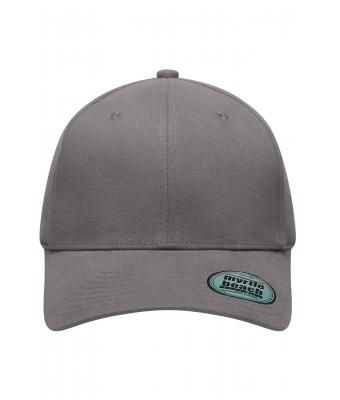 Unisex 6 Panel Elastic Fit Baseball Cap Dark-grey 8546