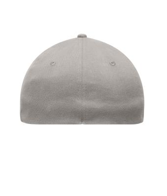Unisex 6 Panel Elastic Fit Baseball Cap Lichtgrijs 8546