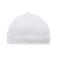 Unisex 6 Panel Elastic Fit Baseball Cap White 8546