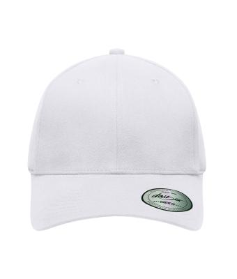 Unisex 6 Panel Elastic Fit Baseball Cap Wit 8546