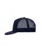 Unisex 5 Panel Flat Peak Cap Navy/navy 8547