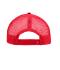 Unisex 5 Panel Flat Peak Cap Rood/rood 8547