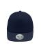 Unisex 5 Panel Flat Peak Cap Navy/navy 8547