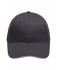 Unisex 6 Panel Brushed Sandwich Cap Carbon/light-grey 8554