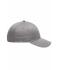 Unisex 6 Panel Brushed Sandwich Cap Light-grey/white 8554