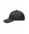 Unisex 6 Panel Brushed Sandwich Cap Carbon/light-grey 8554