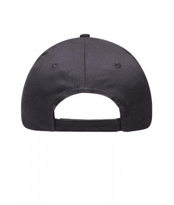 Unisex 6 Panel Brushed Sandwich Cap Carbon/light-grey 8554