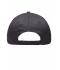 Unisex 6 Panel Brushed Sandwich Cap Carbon/light-grey 8554
