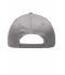 Unisex 6 Panel Brushed Sandwich Cap Light-grey/white 8554
