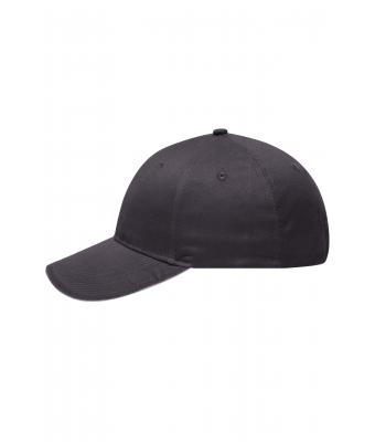 Unisex 6 Panel Brushed Sandwich Cap Carbon/light-grey 8554
