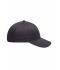 Unisex 6 Panel Brushed Sandwich Cap Carbon/light-grey 8554