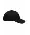 Unisex 6 Panel Brushed Sandwich Cap Black/light-grey 8554