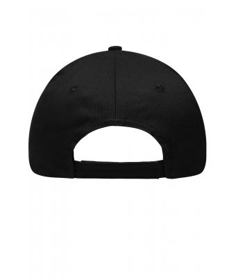 Unisex 6 Panel Brushed Sandwich Cap Black/light-grey 8554