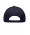 Unisex 6 Panel Brushed Sandwich Cap Navy/white 8554