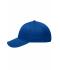 Unisex 6 Panel Brushed Sandwich Cap Royal/white 8554