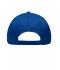 Unisex 6 Panel Brushed Sandwich Cap Royal/white 8554