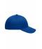 Unisexe Casquette sandwich brossée 6 panneaux Royal/blanc 8554