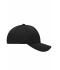 Unisex 6 Panel Sport Mesh Cap Black 8558
