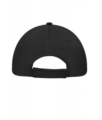 Unisex 6 Panel Sport Mesh Cap Black 8558