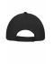 Unisex 6 Panel Sport Mesh Cap Black 8558