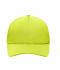 Unisex 6 Panel Sport Mesh Cap Bright-yellow 8558