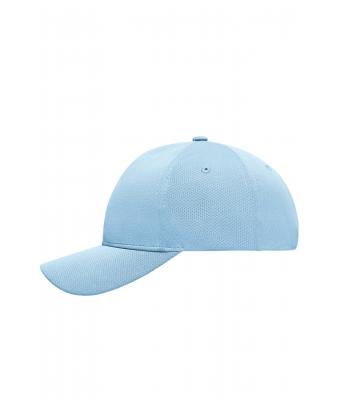 Unisex 6 Panel Sport Mesh Cap Lichtblauw 8558
