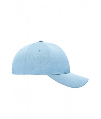 Unisex 6 Panel Sport Mesh Cap Lichtblauw 8558