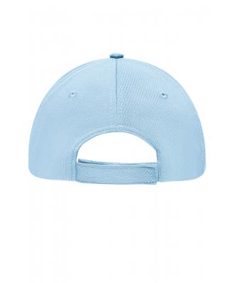 Unisex 6 Panel Sport Mesh Cap Lichtblauw 8558