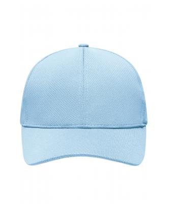 Unisex 6 Panel Sport Mesh Cap Lichtblauw 8558