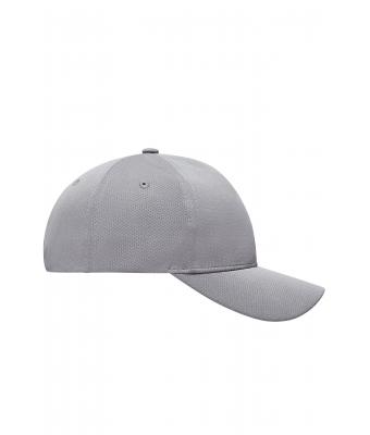 Unisex 6 Panel Sport Mesh Cap Grey 8558