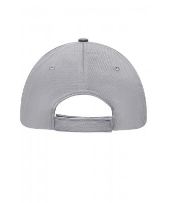 Unisex 6 Panel Sport Mesh Cap Grey 8558