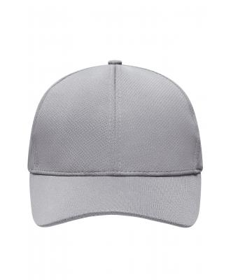 Unisex 6 Panel Sport Mesh Cap Grey 8558