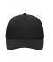 Unisex 6 Panel Sport Mesh Cap Zwart 8558