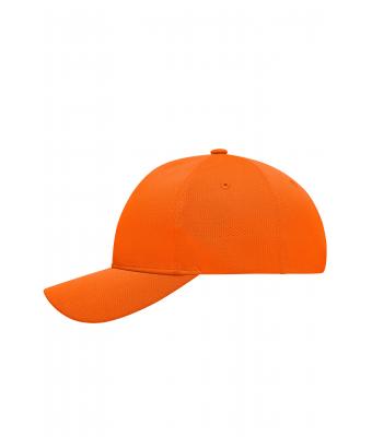 Unisex 6 Panel Sport Mesh Cap Orange 8558