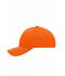 Unisex 6 Panel Sport Mesh Cap Orange 8558