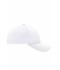 Unisex 6 Panel Sport Mesh Cap White 8558
