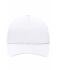 Unisex 6 Panel Sport Mesh Cap White 8558