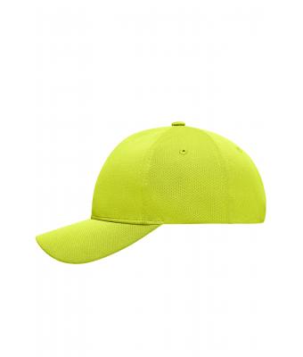 Unisex 6 Panel Sport Mesh Cap Bright-yellow 8558