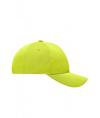 Unisex 6 Panel Sport Mesh Cap Bright-yellow 8558