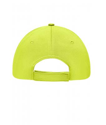 Unisex 6 Panel Sport Mesh Cap Bright-yellow 8558