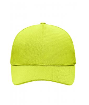 Unisex 6 Panel Sport Mesh Cap Bright-yellow 8558