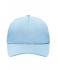 Unisexe Casquette filet sport 6 panneaux Bleu-clair 8558