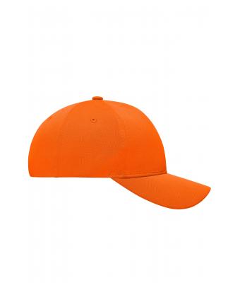 Unisexe Casquette filet sport 6 panneaux Orange 8558
