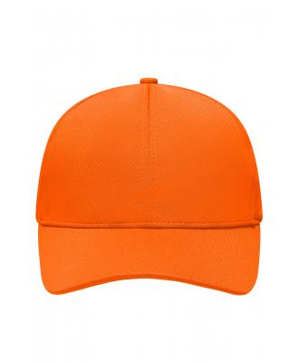 Unisexe Casquette filet sport 6 panneaux Orange 8558