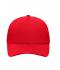 Unisexe Casquette filet sport 6 panneaux Rouge 8558