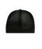 Unisex 6 Panel Elastic Fit Mesh Cap Green/black 8687