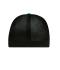Unisex 6 Panel Elastic Fit Mesh Cap Turquoise/zwart 8687