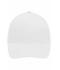 Unisex 6 Panel Air Mesh Cap White 8560