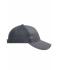 Unisex 6 Panel Air Mesh Cap Donkergrijs 8560