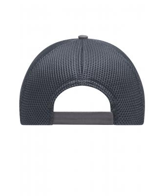 Unisex 6 Panel Air Mesh Cap Donkergrijs 8560